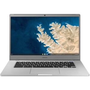 Samsung Chromebook 4 - 15.6" HD - Intel Celeron N4000 2.6Ghz Processor - 32GB Storage - 4GB RAM - WiFi - Chrome OS [Silver]