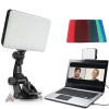 Vivitar 120 Led Video Conference Lighting Kit Suction Cup Mount for Laptops and Monitors + Vivitar Pistol Grip Tabletop Tripod + Cleaning Accessory Kit