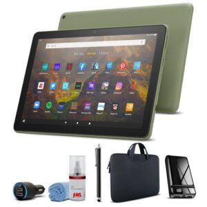Amazon Fire HD 10 32GB 10.1" Tablet (2021) - Bundle with Travel Accessories