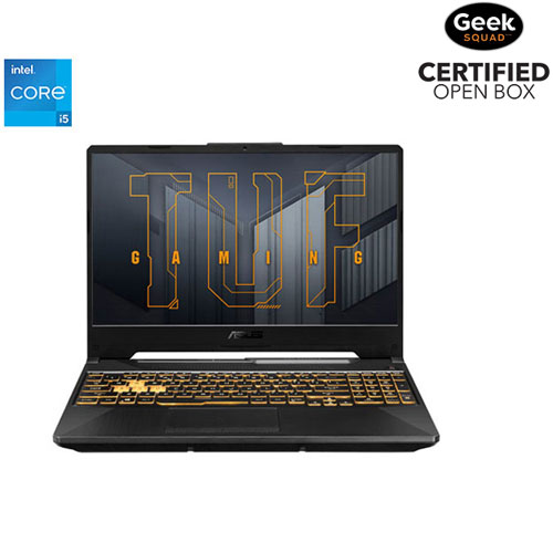 16390739.jpg ASUS TUF Gaming F15 15.6" Gaming Laptop (Intel Core i5-11400H/512GB SSD/16GB RAM/RTX 3050) -Open Box