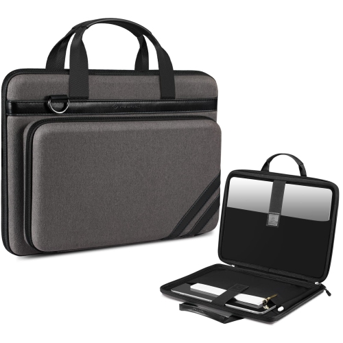 16459408.jpeg FINPAC 13-14 Inch Laptop Sleeve Case - Briefcase Shoulder Bag with Tablet Pocket and Accessory Pouch