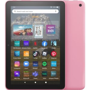 Amazon Fire HD 8 (2022) - Rose with Tablet Accessory Kit
