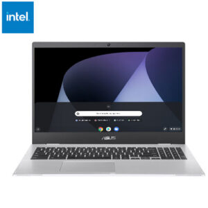 ASUS CX1 15.6" Chromebook - Silver (Intel Celeron N4500/64GB eMMc/8GB RAM/Chrome OS)