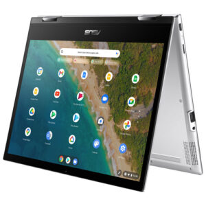 ASUS Flip CM3 12" Touchscreen 2-in-1 Chromebook - Silver (MediaTek Kompanio 820(8192)/64GB eMMc/4GB RAM)