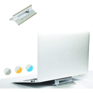 '- Laptop Stand Riser Wedge Support Ventilated Office Desk Accessory Cooling Portable Plastic Lightweight