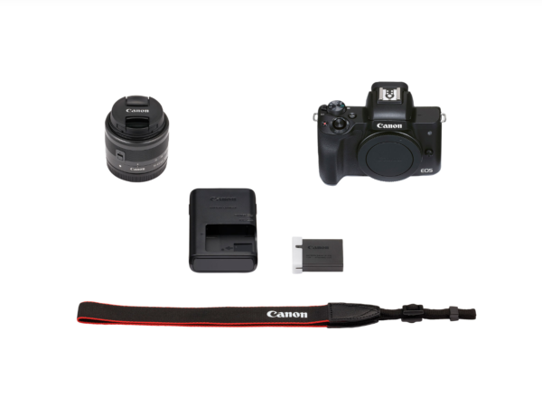 Canon EOS M50 Mark II Mirrorless Camera with 15-45mm IS STM Lens Kit