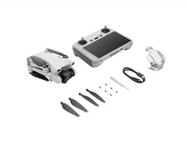 DJI Mini 3 Quadcopter Drone & Remote Control with Built-in Screen (DJI RC) - Grey