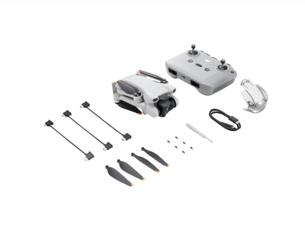 DJI Mini 3 Quadcopter Drone with Remote Control - Grey