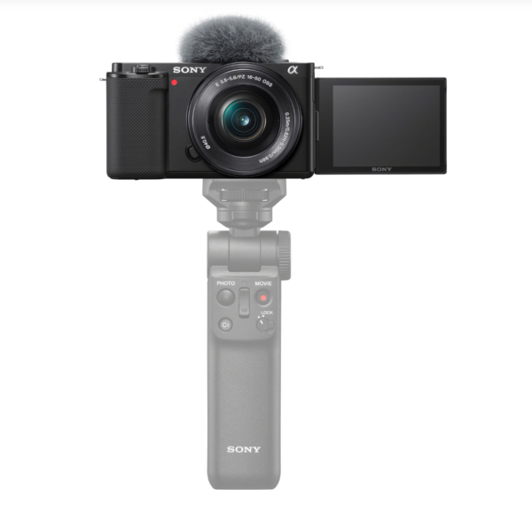 Sony Alpha ZV-E10 APS-C Interchangeable Lens Mirrorless Vlog Camera with 16-50mm Lens Kit - Black