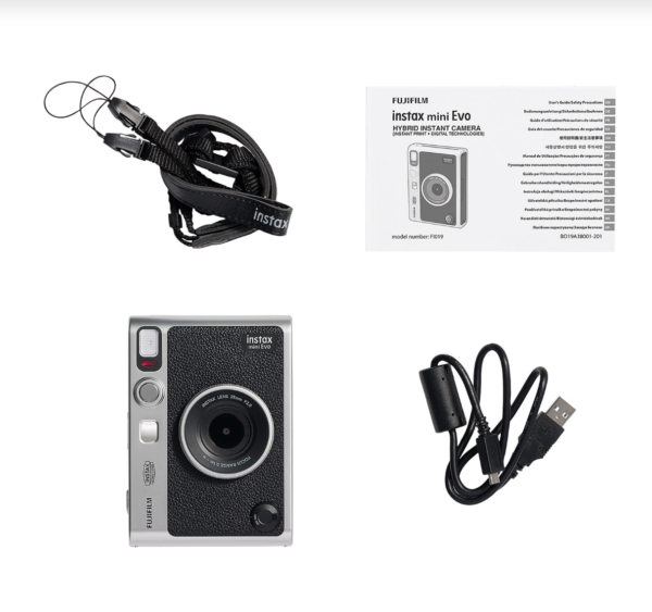 Fujifilm Instax mini Evo Instant Camera - Black