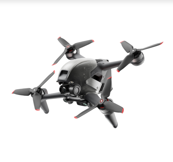 DJI FPV Quadcopter Drone Combo with Remote Control and Goggles - Grey
