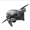 DJI FPV Quadcopter Drone Combo with Remote Control and Goggles - Grey