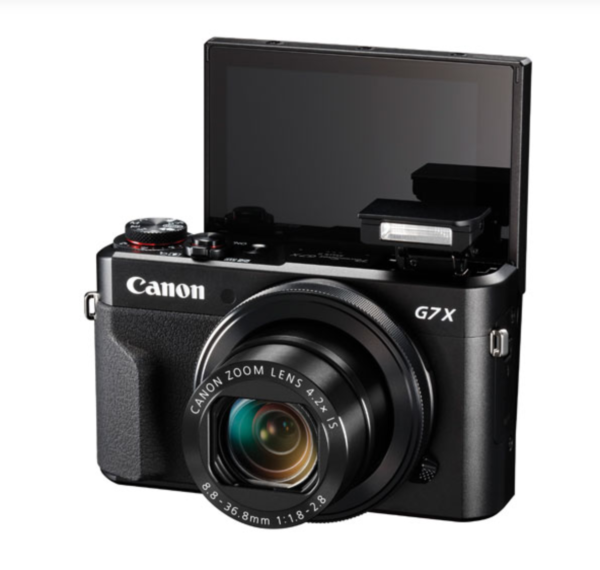 Canon PowerShot G7 X Mark II Wi-Fi 20.1MP 4.2x Optical Zoom Digital Camera - Black