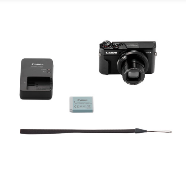 Canon PowerShot G7 X Mark II Wi-Fi 20.1MP 4.2x Optical Zoom Digital Camera - Black