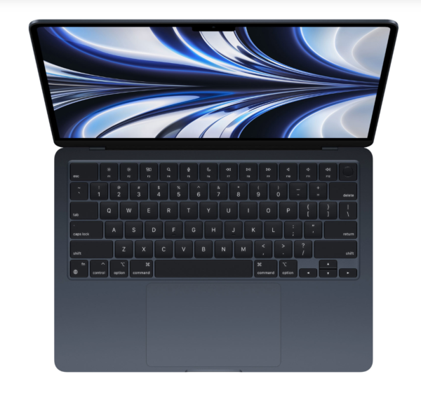 Apple MacBook Air 13.6" w/ Touch ID (2022) - Midnight (Apple M2 Chip / 256GB SSD / 8GB RAM) - English